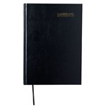 CUMBERLAND 40CBK CASEBOUND DIARY 2 PAGE TO DAY A4 BLACK