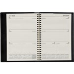 CUMBERLAND NORWICH 57S SPIRAL DIARY PVC WEEK TO VIEW A5 BLACK