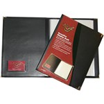 WATERVILLE EXECUTIVE DISPLAY BOOK NONREFILLABLE 40 POCKET A4 BLACK