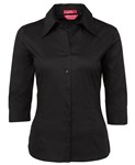 JBS LADIES FITTED SHIRT 34 SLEEVE BLACK SIZE 08   4LF3