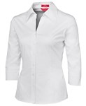 JBS LADIES FITTED SHIRT 34 SLEEVE WHITE SIZE 08   4LF3
