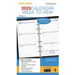 DEBDEN DAYPLANNER PR2700 PERSONAL EDITION REFILL WEEK TO VIEW 172 X 96MM