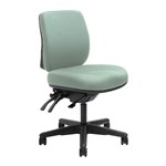 DAL ERGOSELECT SPARK ERGONOMIC CHAIR MEDIUM BACK 3 LEVER SEAT SLIDE BLACK NYLON BASE CLOUD