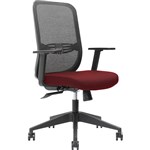 BRINDIS TASK CHAIR HIGH MESH BACK NYLON BASE ARMS SCARLET