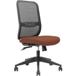 BRINDIS TASK CHAIR HIGH MESH BACK NYLON BASE BRICK