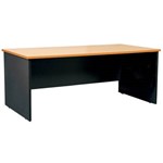 LOGAN DESK 1800 X 750 X 730MM BEECHIRONSTONE