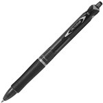 PILOT ACROBALL RETRACTABLE BALLPOINT PEN 10MM MEDIUM BLACK