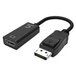 COMSOL DISPLAYPORT MALE TO HDMI FEMALE ADAPTER 20CM BLACK