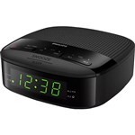PHILIPS CLOCK RADIO BLACK