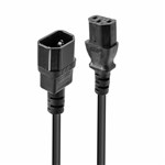 LINDY 30946 POWER CABLE C14 PLUG TO C13 SOCKET 10M BLACK