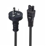 LINDY 30951 POWER CABLE 3 PIN PLUG TO IECC5 SOCKET 2M BLACK