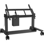 MAXHUB EST11 HEIGHT ADJUSTABLE TILTING MONITOR TROLLEY BLACK
