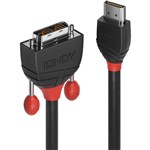LINDY 36274 BLACK LINE HDMI CABLE TO DVID 5M BLACK