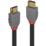 LINDY 36961 ANTHRA LINE HIGH SPEED HDMI CABLE 500MM BLACK