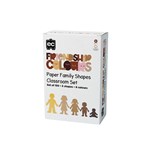 EDUCATIONAL COLOURS FRIENDSHIP COLOURS PAPER FAMILY SHAPES PACK 150