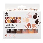 EDUCATIONAL COLOURS FRIENDSHIP COLOURS PAINT STICKS ASSORTED PACK 6