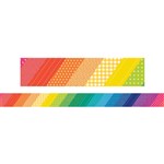 LEARNING CAN BE FUN RAINBOW PATTERNS BORDER PACK 12