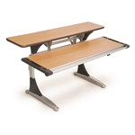 SYLEX SPLIT SURFACE HEIGHT ADJUSTABLE DESK 1600 X 800MM