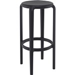 SIESTA EXCLUSIVE TOM BAR STOOL 75 BLACK