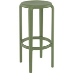 SIESTA EXCLUSIVE TOM BAR STOOL 75 OLIVE GREEN