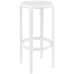 SIESTA EXCLUSIVE TOM BAR STOOL 75 WHITE