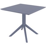 SIESTA SKY TABLE 800 X 800 X 740MM ANTHRACITE