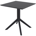 SIESTA SKY TABLE 700 X 700 X 740MM BLACK