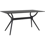 SIESTA AIR TABLE 1400 X 800MM BLACK