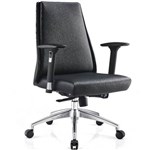 MCKINLEY EXECUTIVE CHAIR MEDIUM BACK ARMS BLACK