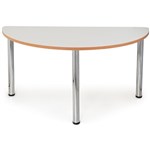 QUORUM GEOMETRY MEETING TABLE HALF ROUND 1500MM