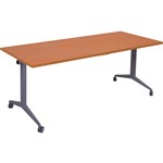 RAPIDLINE FLIP TOP TABLE 1500 X 750MM CHERRY