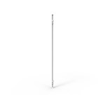 RAPIDLINE SHUSH30 SCREEN JOINING POLES 120 DEGREE 1200 X 30 X 30MM WHITE SATIN