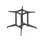 RAPIDLINE TYPHOON ROUND MEETING TABLE FRAME 892 X 725MM BLACK PC ALL OVER
