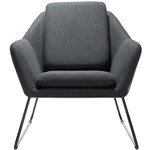 RAPIDLINE CARDINAL SINGLE SEATER ARM CHAIR CHARCOAL