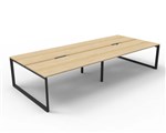 RAPID INFINITY DELUXE 4 PERSON LOOP LEG DOUBLE SIDED WORKSTATION