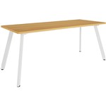 RAPIDLINE ETERNITY MEETING TABLE 1800 X 750MM BEECHWHITE
