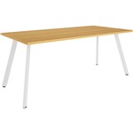 RAPIDLINE ETERNITY MEETING TABLE 1800 X 900MM BEECHWHITE