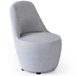 RAPIDLINE MYK SINGLE LOUNGE CHAIR LIGHT GREY