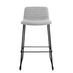 RAPIDLINE PIXEL HIGH BAR STOOL 730MM LIGHT GREYBLACK