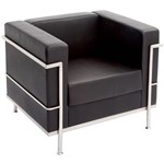 RAPIDLINE SPACE LOUNGE 1 SEAT PU BLACK