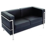 RAPIDLINE SPACE LOUNGE 2 SEAT PU BLACK
