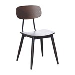 DURAFURN AUSTIN CHAIR PLY BACK AND SEAT 500 X 550 X 450MM WENGE