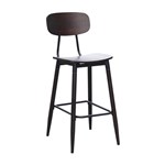 DURAFURN AUSTIN CHAIR BARSTOOL PLY SEAT 500 X 550 X 750MM WENGE