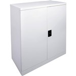 RAPIDLINE GO SWING DOOR CUPBOARD 2 SHELVES 1015 X 910 X 450MM SILVER GREY