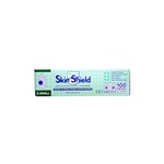 SKIN SHIELD BIODEGRADABLE LATEX EXAMINATION GLOVES POWDER FREE EXTRA SMALL CREAM BOX 100