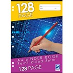 SOVEREIGN BINDER BOOK 8MM RULED 128 PAGE A4