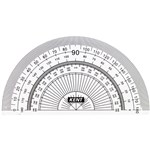 KENT PROTRACTOR 180 DEGREES 100MM CLEAR