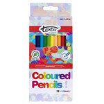 TEXTA COLOURED PENCILS ASSORTED PACK 12