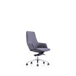 EXECUTIVE PORTFOLIO NEWPORT CHAIR MEDIUM BACK PU LEATHER 295 X 470 X 995MM BLACK