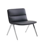 EXECUTIVE PORTFOLIO BONDI CHAIR MEDIUM BACK PU LEATHER 660 X 485 X 790MM BLACK